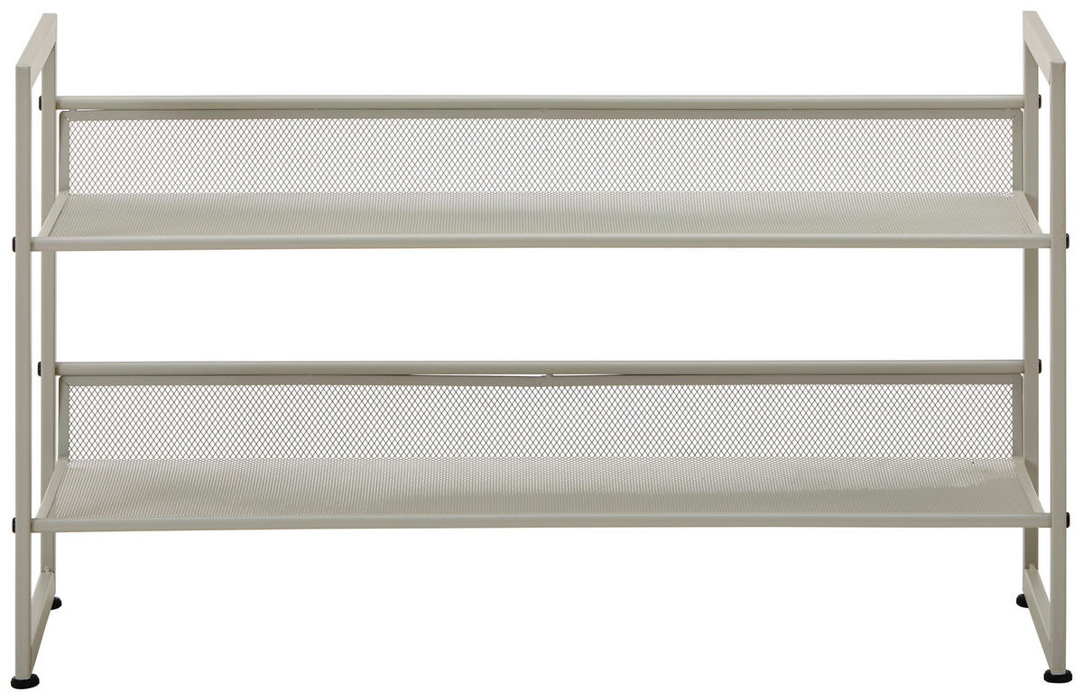 SCHUHREGAL Kaschmir  - Kaschmir/Schwarz, Basics, Kunststoff/Metall (72/42,7/30cm) - Xora
