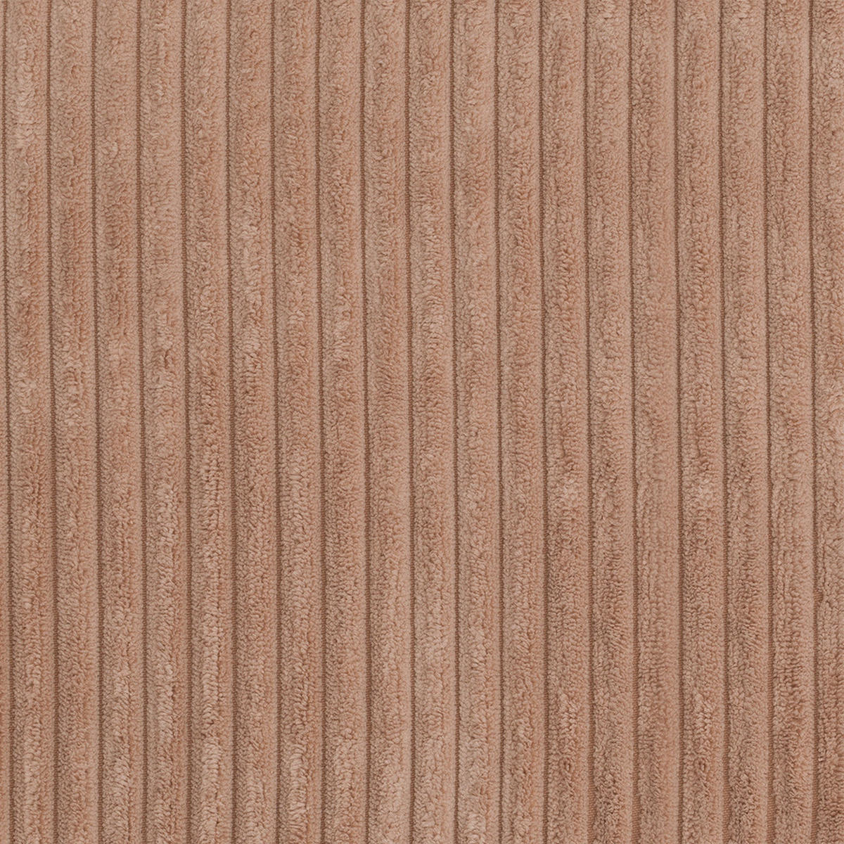 3-SITZER-SOFA Cord, Mikrofaser Rosa, Roségold  - Roségold/Schwarz, Design, Kunststoff/Textil (301/69/108cm) - MID.YOU