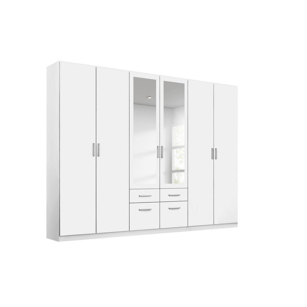 Rauch Möbel SKRIŇA S OTOČNÝMI DVERAMI, biela, 271/229/54 cm