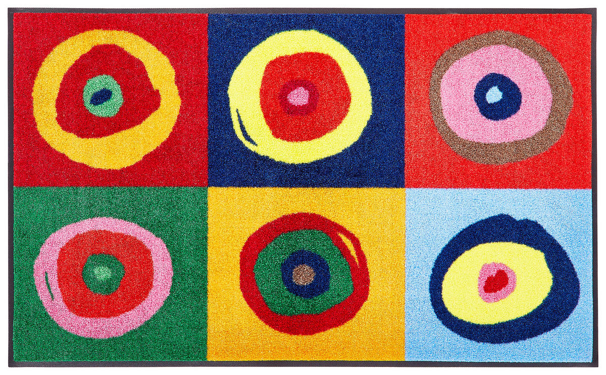 FUßMATTE  75/120 cm  Multicolor  - Multicolor, Trend, Kunststoff/Textil (75/120cm) - wash+dry