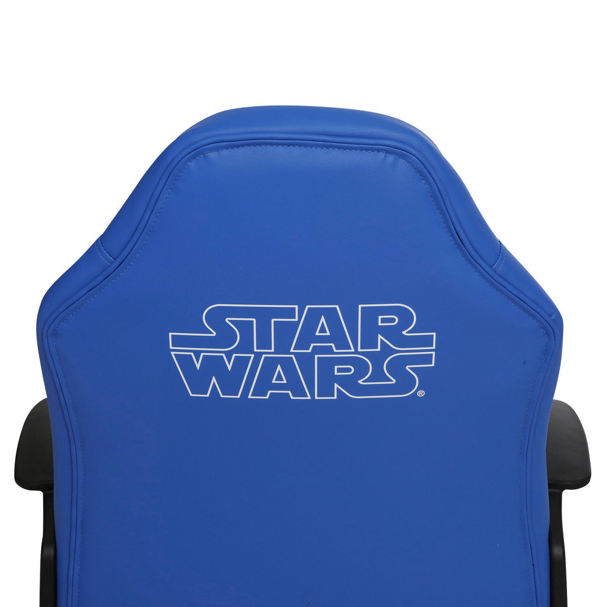 HERNÍ ŽIDLE, vzhled kůže, modrá, bílá - bílá/modrá, Design, textil/plast (60/98,5-108/63,6cm) - Star Wars