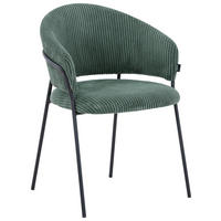 STOLICA  zelena, crna  metal, tekstil      - zelena/crna, metal/tekstil (57/80/55cm) - Hom`in