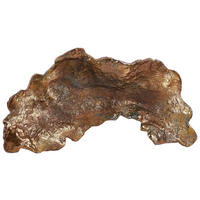 WANDDEKO Metall  - Bronzefarben, Basics, Metall (32/13/30cm) - Light & Living