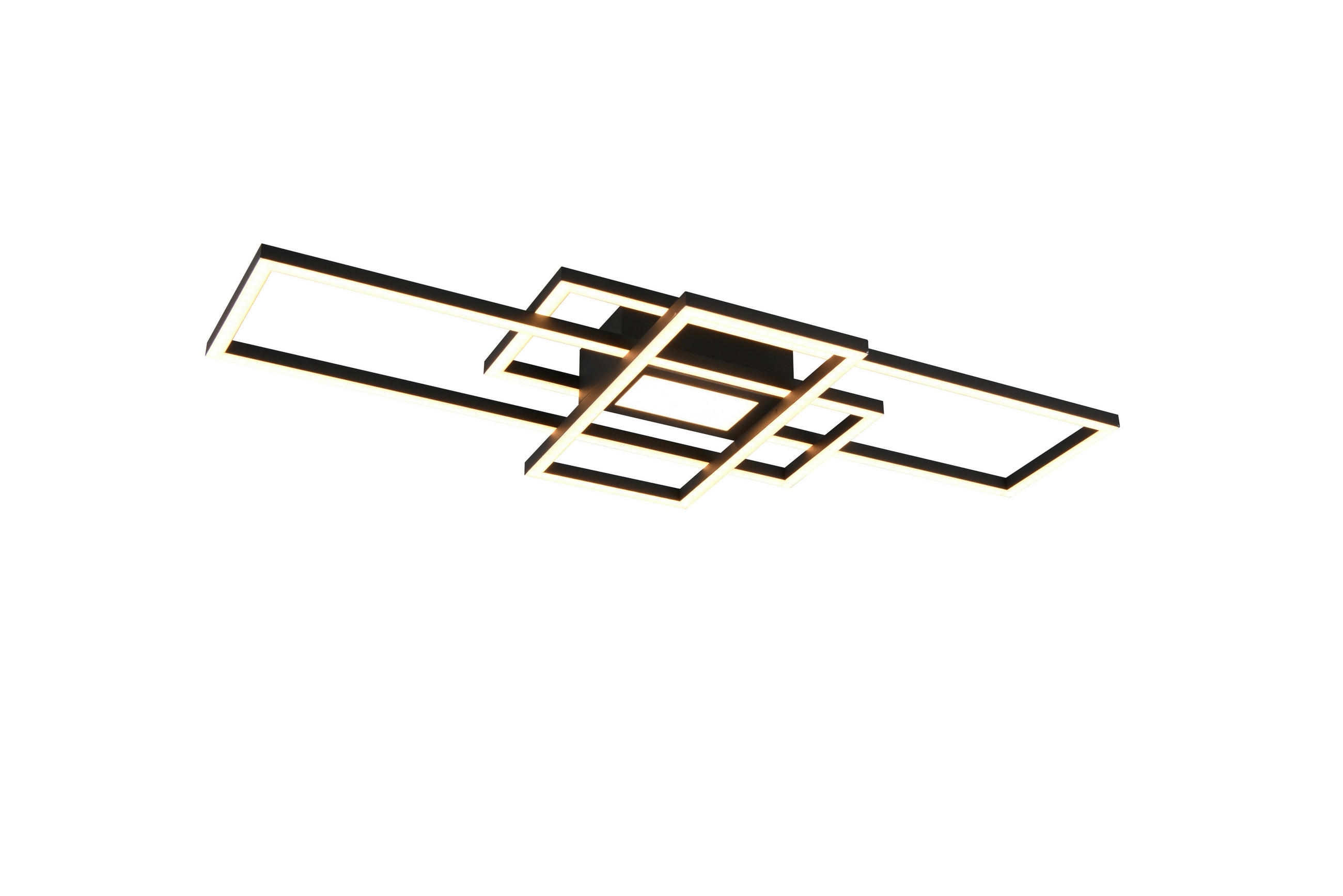STROPNÍ LED SVÍTIDLO,  - černá, Basics, kov/plast (70/30cm) - Novel