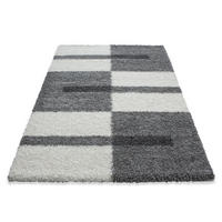 HOCHFLORTEPPICH 100/200 cm Gala 2505 Hellgrau  - Hellgrau, Design, Textil (100/200cm)