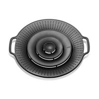 OCHRANNÉ SÍTO PROTI PRSKÁNÍ - černá, Basics, plast (31,5/30/3cm) - Gefu