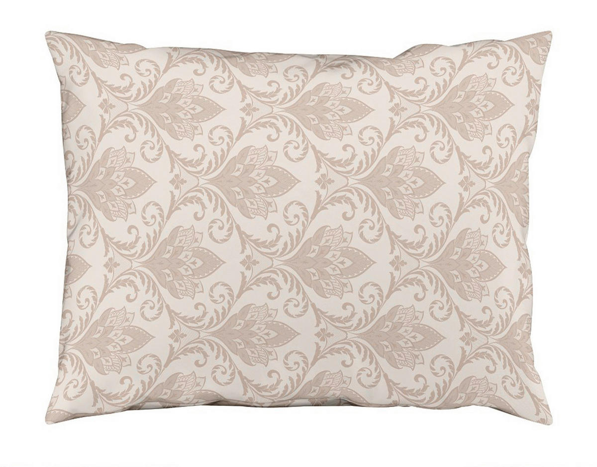 POSTELJNINA LUXURY JACQUARD 140/200 cm žamet peščene barve  - peščene barve, Konvencionalno, tekstil (140/200cm) - Fleuresse