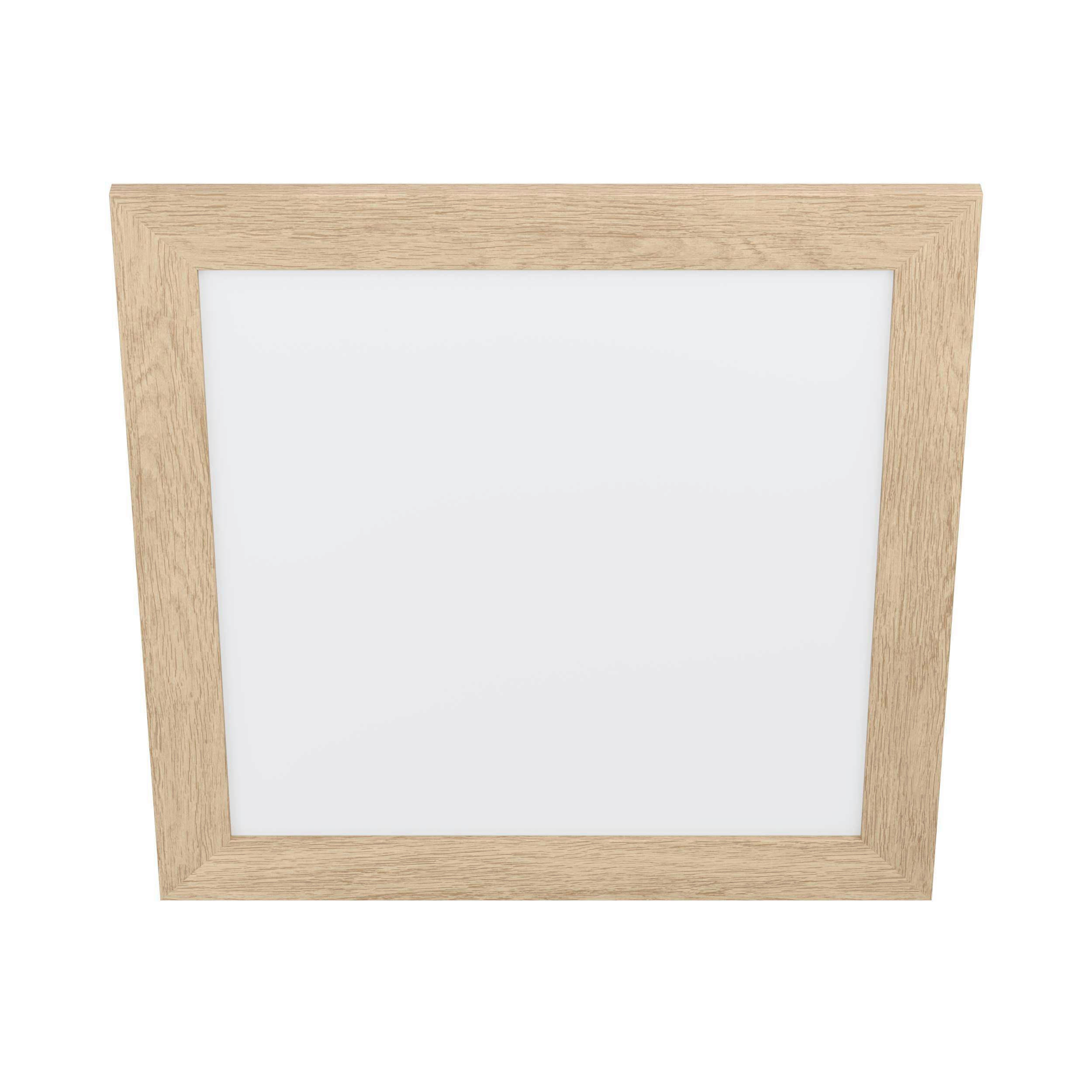 LED-PANEEL 50/50/5,5 cm  - Eichefarben/Weiß, Natur, Holz/Kunststoff (50/50/5,5cm) - Eglo