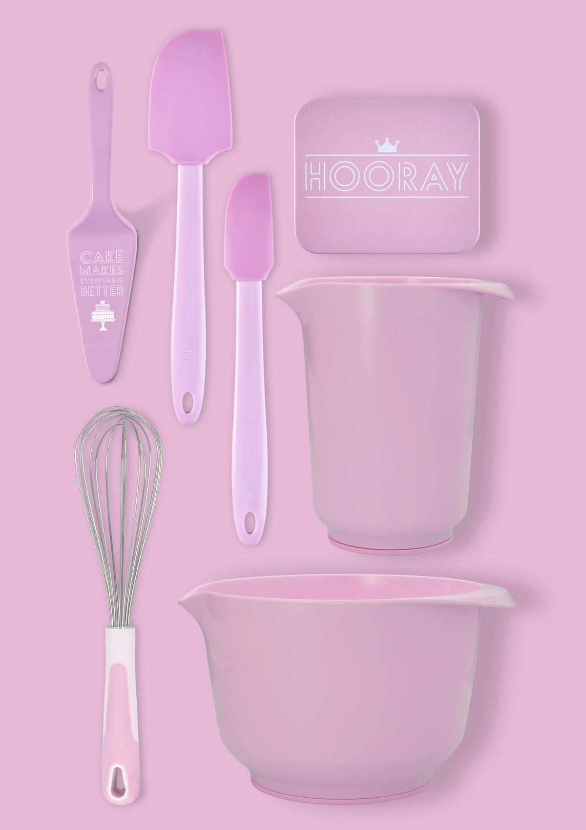 RÜHRSCHÜSSEL - Rosa, Basics, Kunststoff (1,5l) - Birkmann