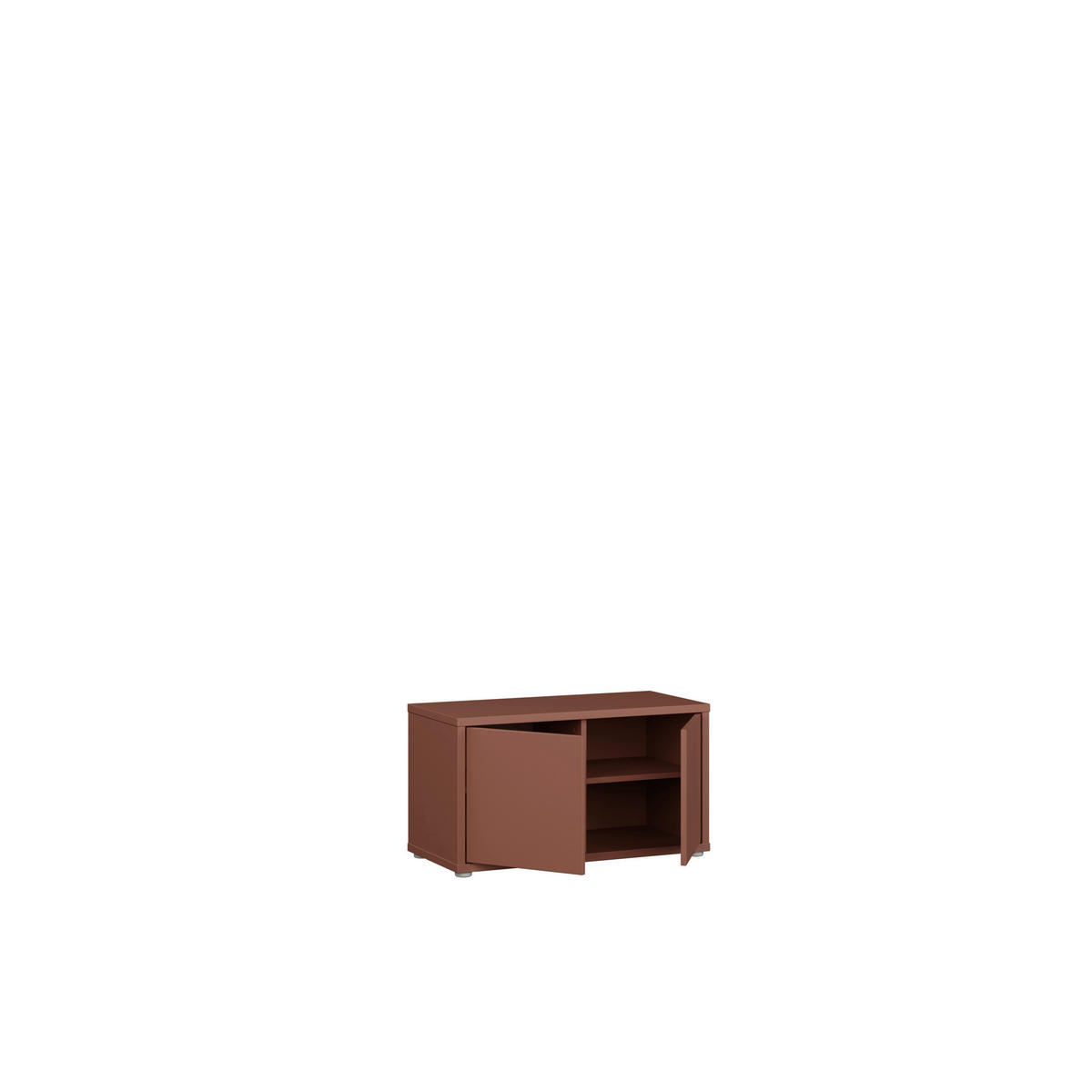 GARDEROBENBANK - Terracotta/Grau, MODERN, Kunststoff (74,5/41,5/34,9cm) - Carryhome