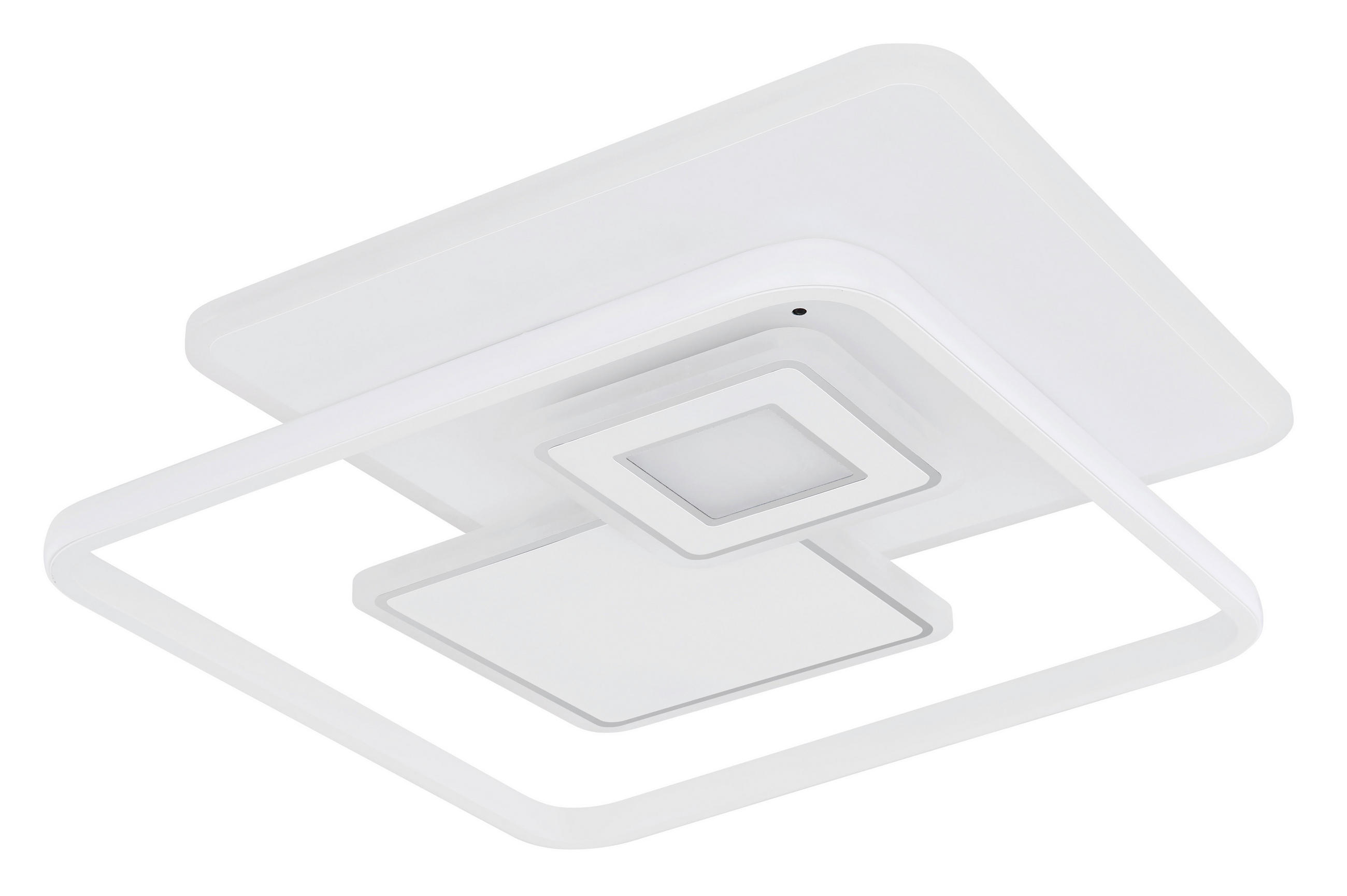 Globo Led-Deckenleuchte Roderick Opal, Weiß 50.3x6x50.3 cm