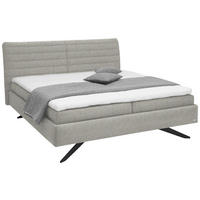 POLSTERBETT 180/200 cm  in Greige  - Weiss/Greige, Design, Holzwerkstoff/Kunststoff (180/200cm) - Dieter Knoll