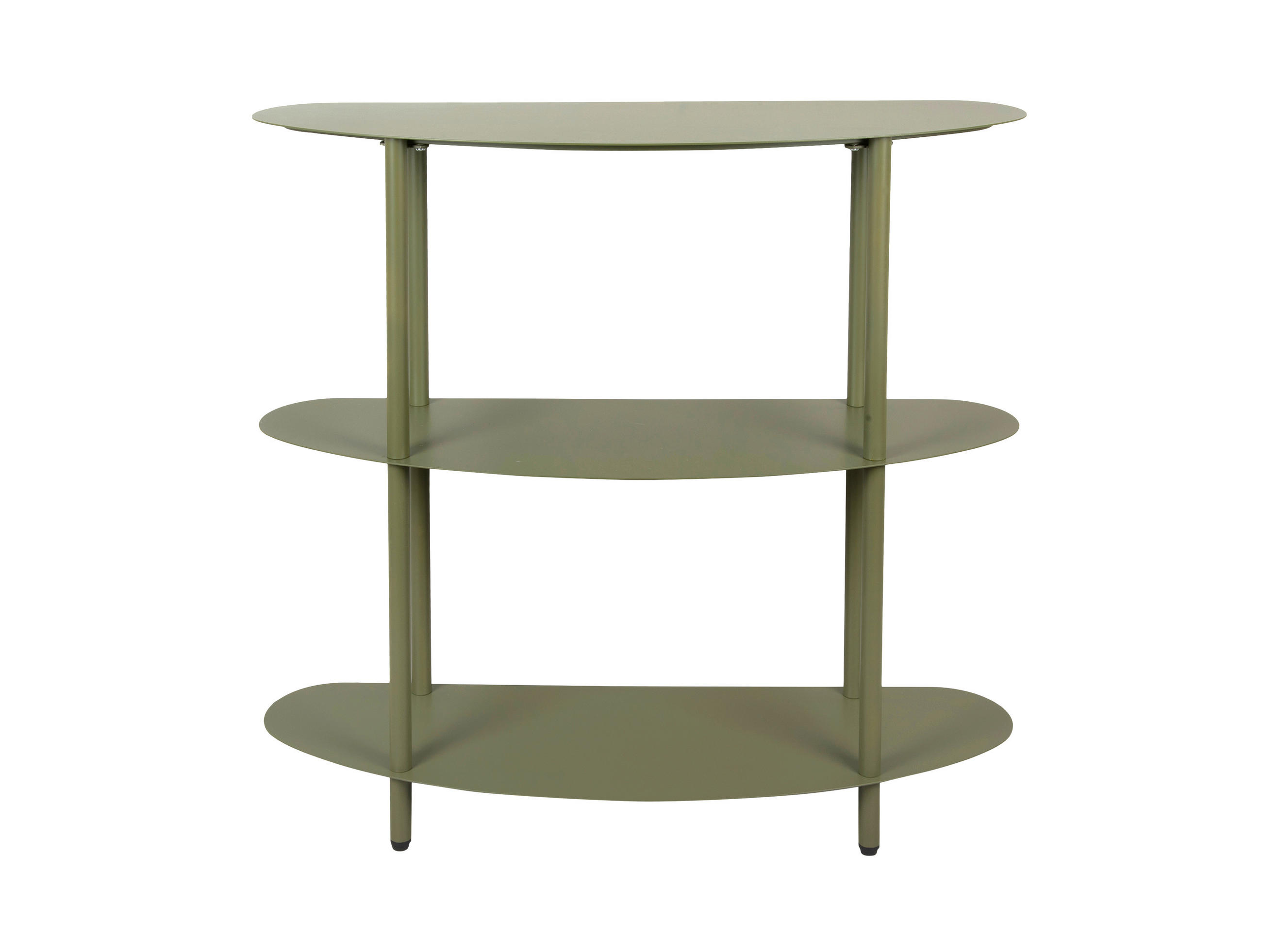 VITRINE riqueza in Grün  - Grün, Basics, Metall (90/28/82cm) - Leitmotiv
