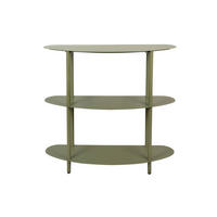 VITRINE riqueza in Grün  - Grün, Basics, Metall (90/28/82cm) - Leitmotiv