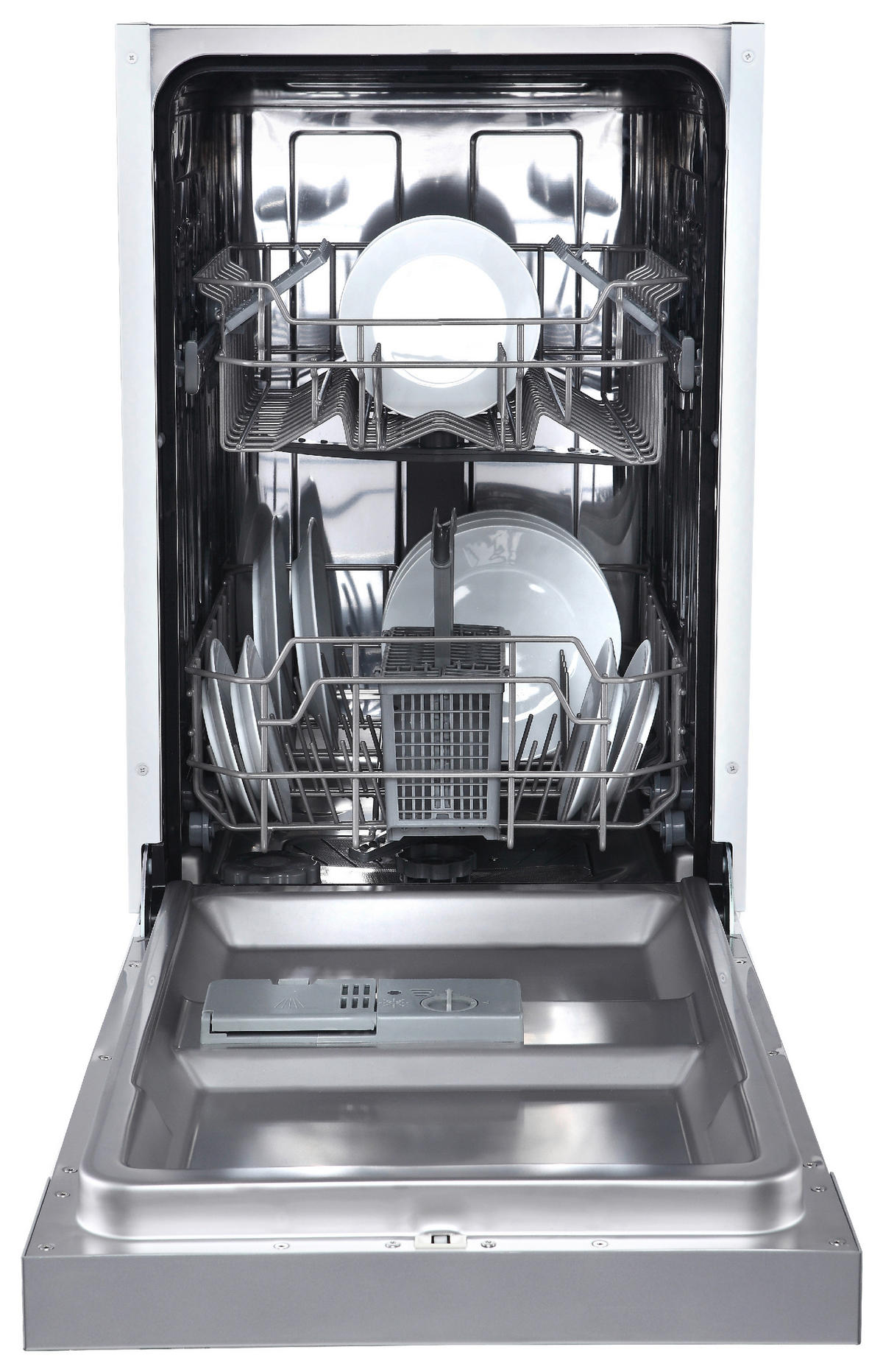 GESCHIRRSPÜLER GSP45TIDM  - Weiß/Grau, Trend, Kunststoff/Metall (44/81,5/57cm) - Respekta