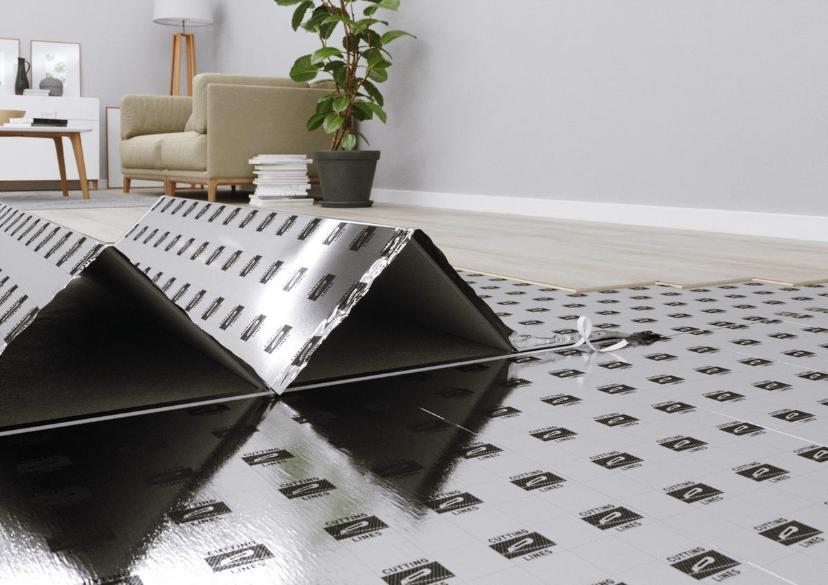 DÄMMUNTERLAGE Aquastop für  per m² - Basics (850/118/0,3cm) - Homeware