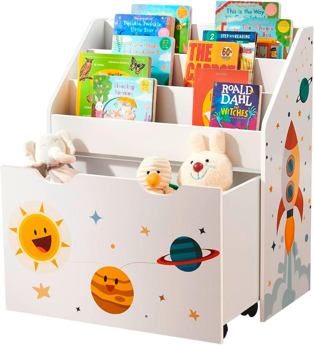 XXXL DETSKÝ REGÁL, biela, 62,5/70/29,5 cm