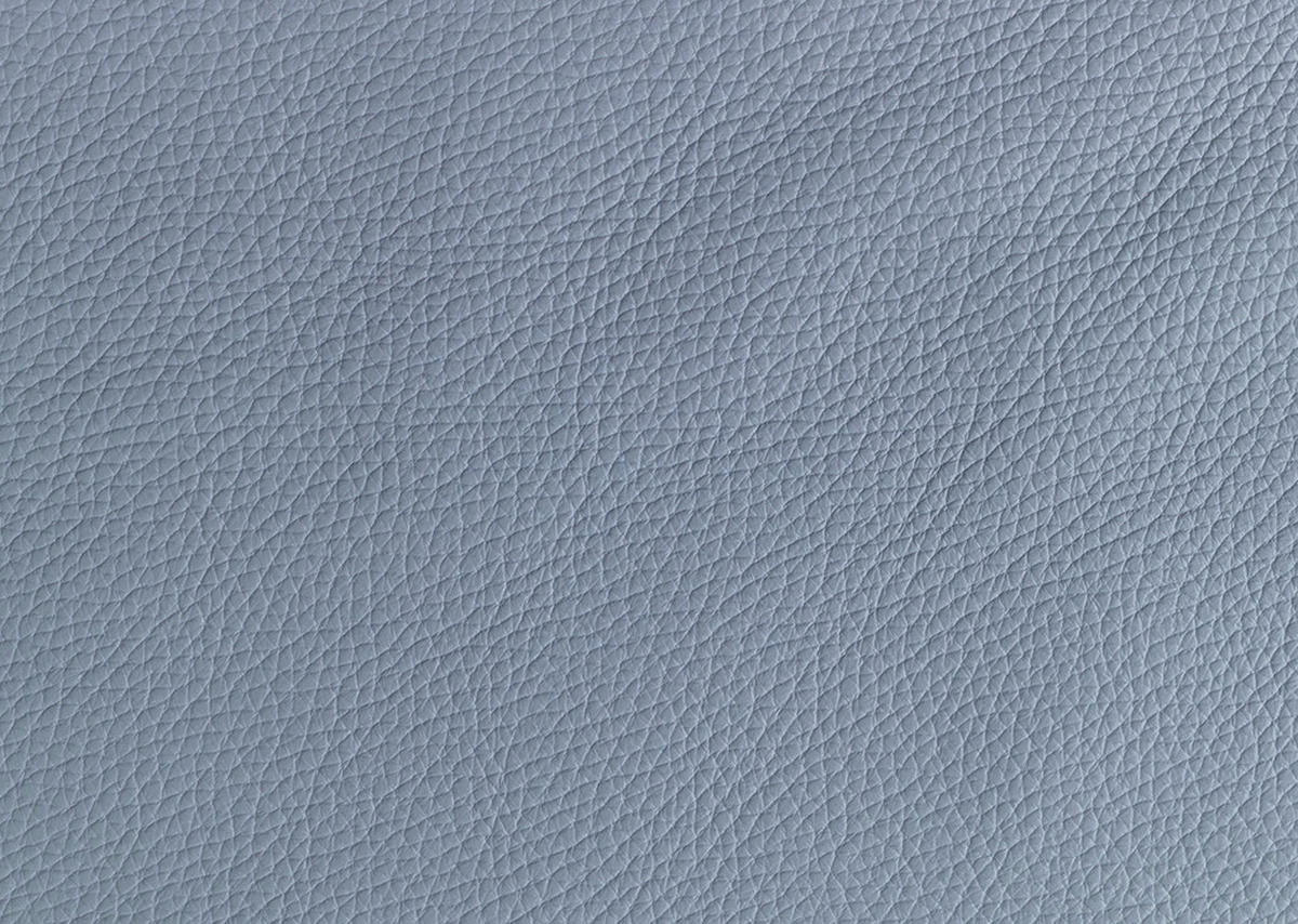 ECKSOFA in Echtleder Hellblau  249/280 cm  - Anthrazit/Hellblau, Design, Leder/Metall (249/280cm) - Himolla Komfortklass