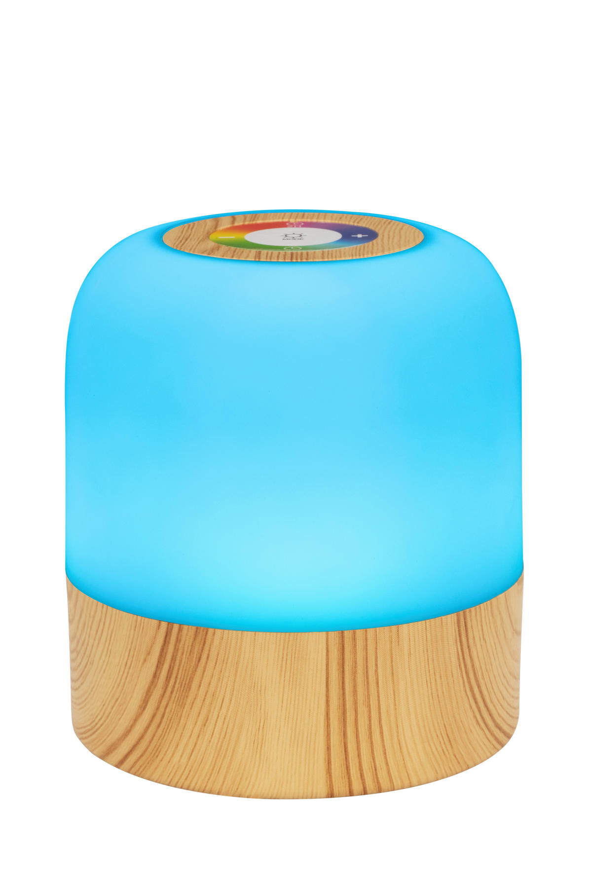 AKKU-TISCHLEUCHTE 7/8 cm   - Eschefarben/Weiß, LIFESTYLE, Kunststoff (7/8cm) - Novel