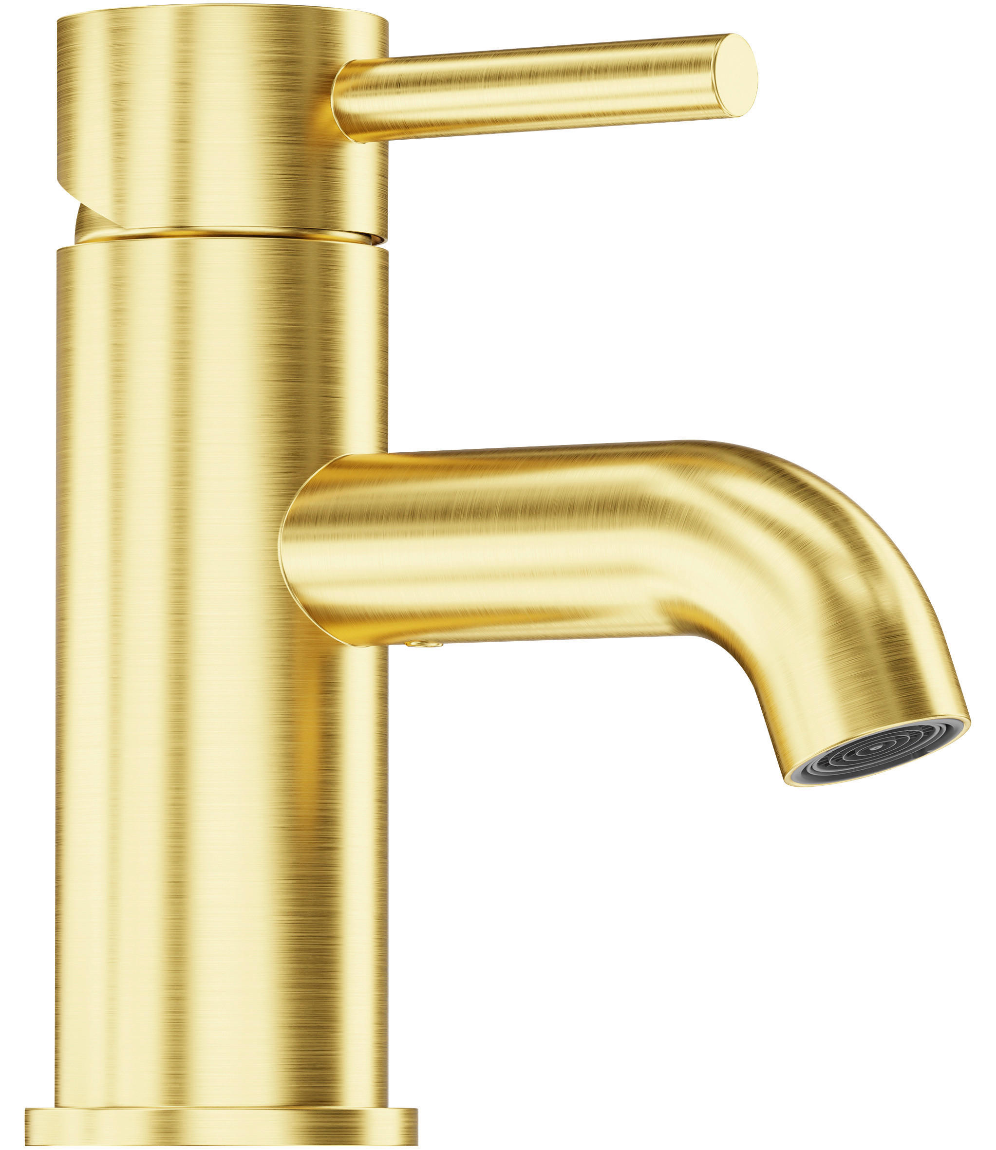 XXXLutz Waschtischarmatur Steinberg Serie 100 Gold 4.5x15x15.1 cm