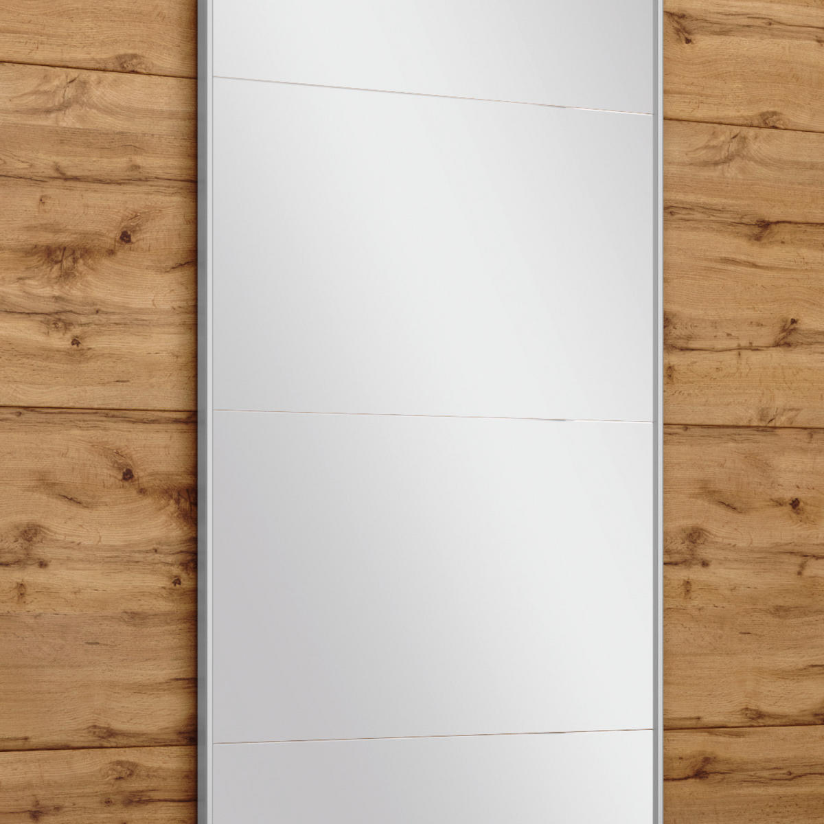 SCHWEBETÜRENSCHRANK in Eichefarben  - Eichefarben/Alufarben, Modern, Holzwerkstoff/Metall (271/230/62cm) - Rauch Möbel