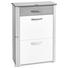 SCHUHSCHRANK 71/97/34 cm - Chromfarben/Eichefarben, Design, Glas/Holzwerkstoff (71/97/34cm) - Moderano SCHUHSCHRANK 71/97/34 cm - Chromfarben/Eichefarben, Design, Glas/Holzwerkstoff (71/97/34cm) - Moderano