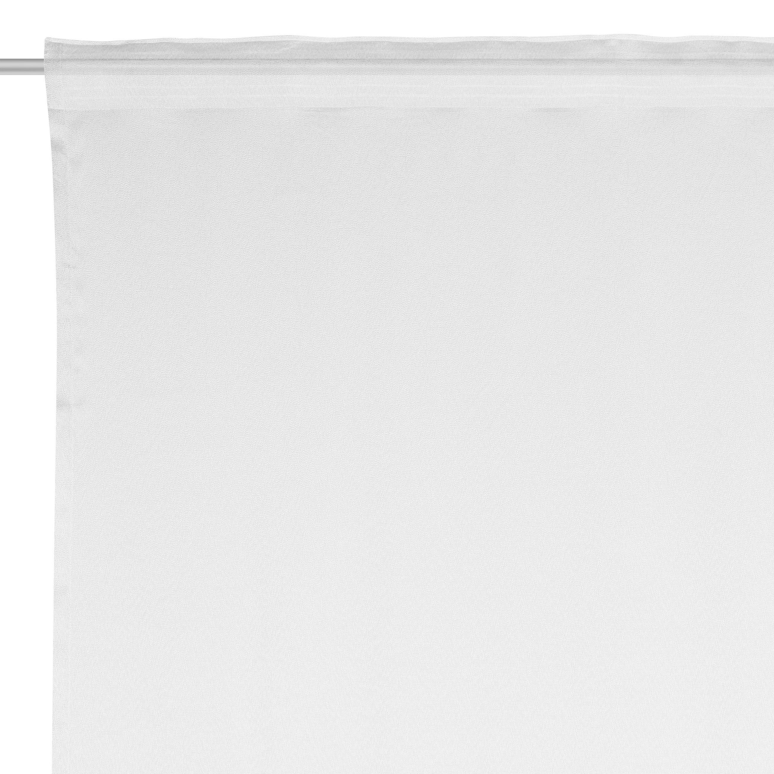 FERTIGVORHANG MINO halbtransparent 140/245 cm - Weiß, KONVENTIONELL, Textil (140/245cm) - Dieter Knoll