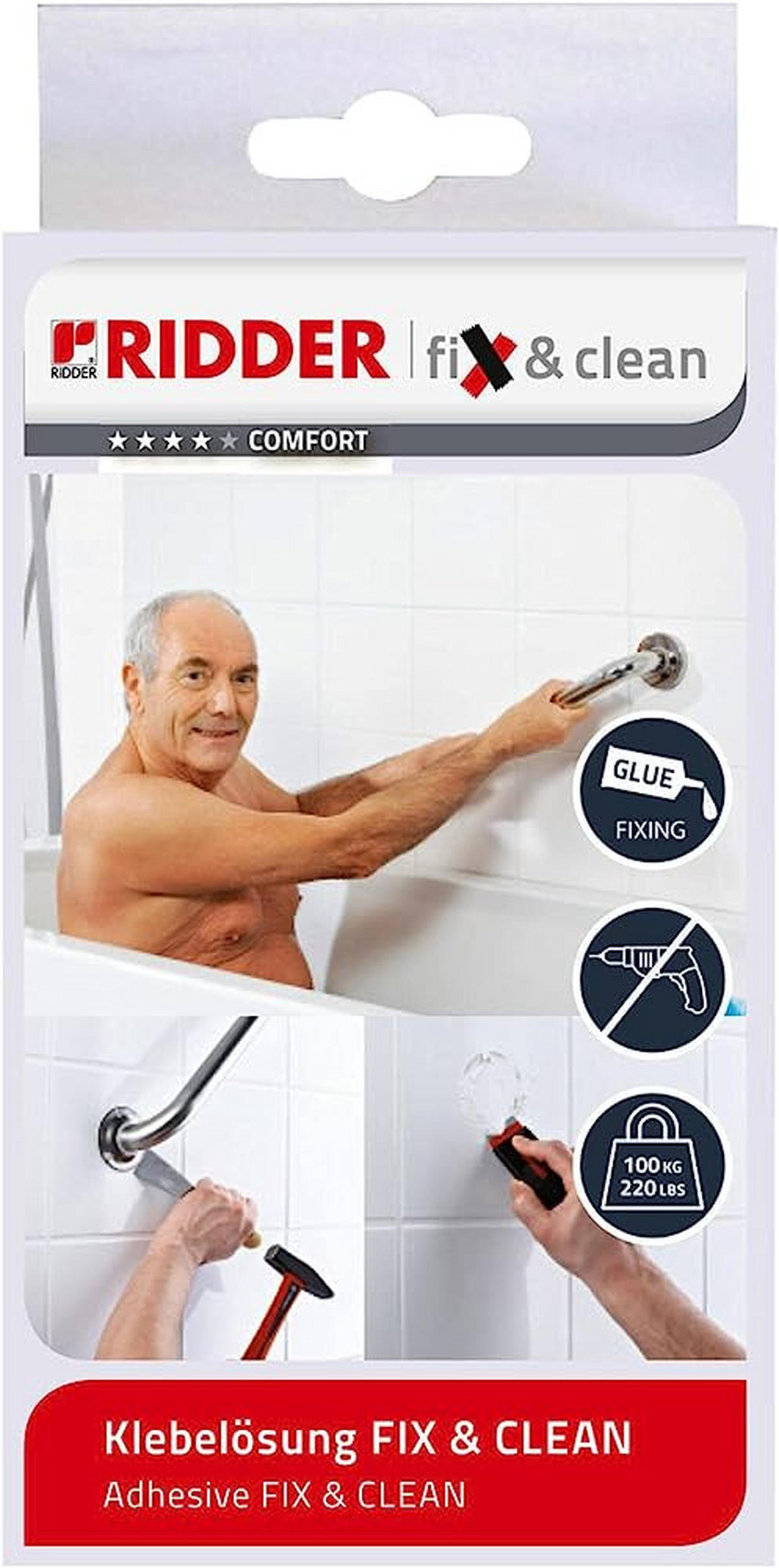 BEFESTIGUNGSSET  - Weiß, Basics