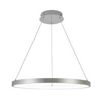 LED-HÄNGELEUCHTE 60/120 cm  - Alufarben, Design, Kunststoff/Metall (60/120cm) - Novel