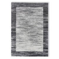 WEBTEPPICH 67/130 cm  - Silberfarben/Weiß, KONVENTIONELL, Textil (67/130cm) - Novel
