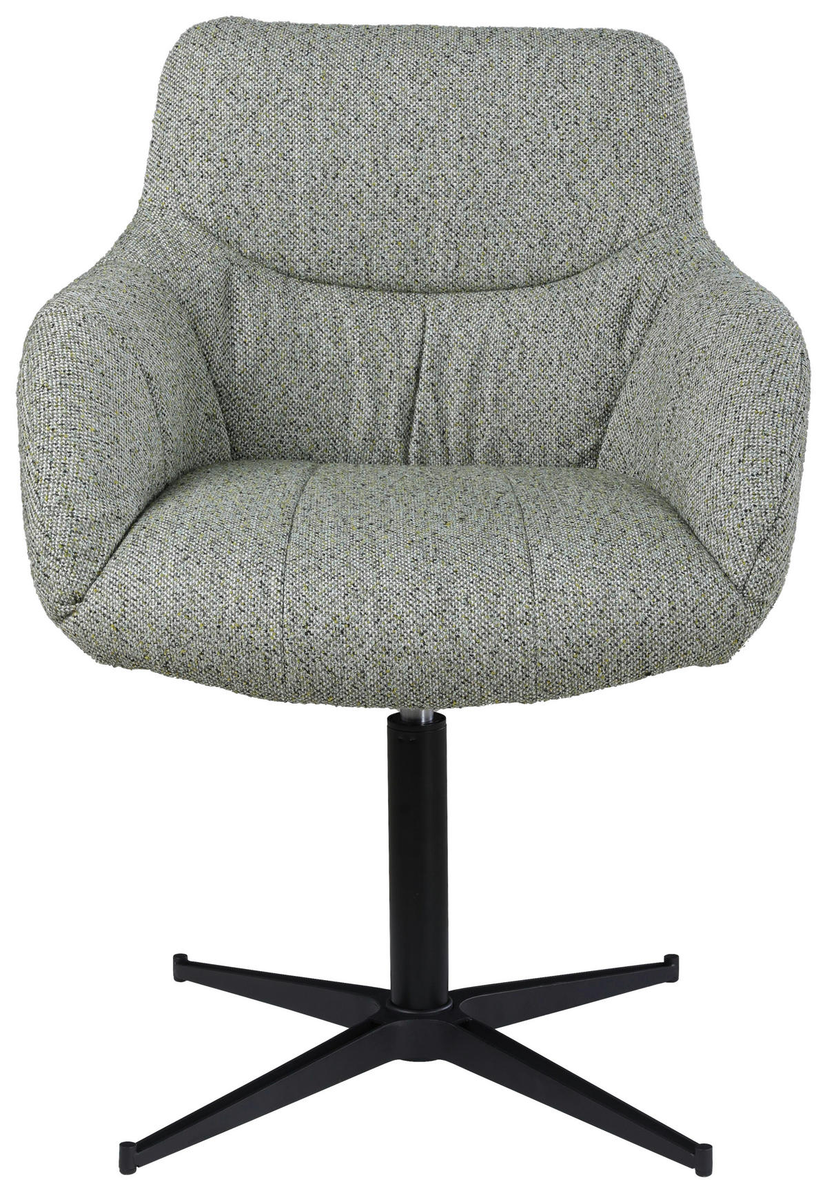 KAROSSZÉK zöld, fekete  - fekete/zöld, Design, textil/fém (63/85/66cm) - Novel