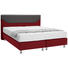 BOXSPRINGBETT 200/200 cm in Grau, Rot - Rot/Alufarben, KONVENTIONELL, Kunststoff/Textil (200/200cm) - Bentley BOXSPRINGBETT 200/200 cm in Grau, Rot - Rot/Alufarben, KONVENTIONELL, Kunststoff/Textil (200/200cm) - Bentley