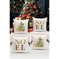 KISSENBEZUG-SET Artfchrst4-26 43/43 cm  - Multicolor, Basics, Textil (43/43cm) - X-Mas
