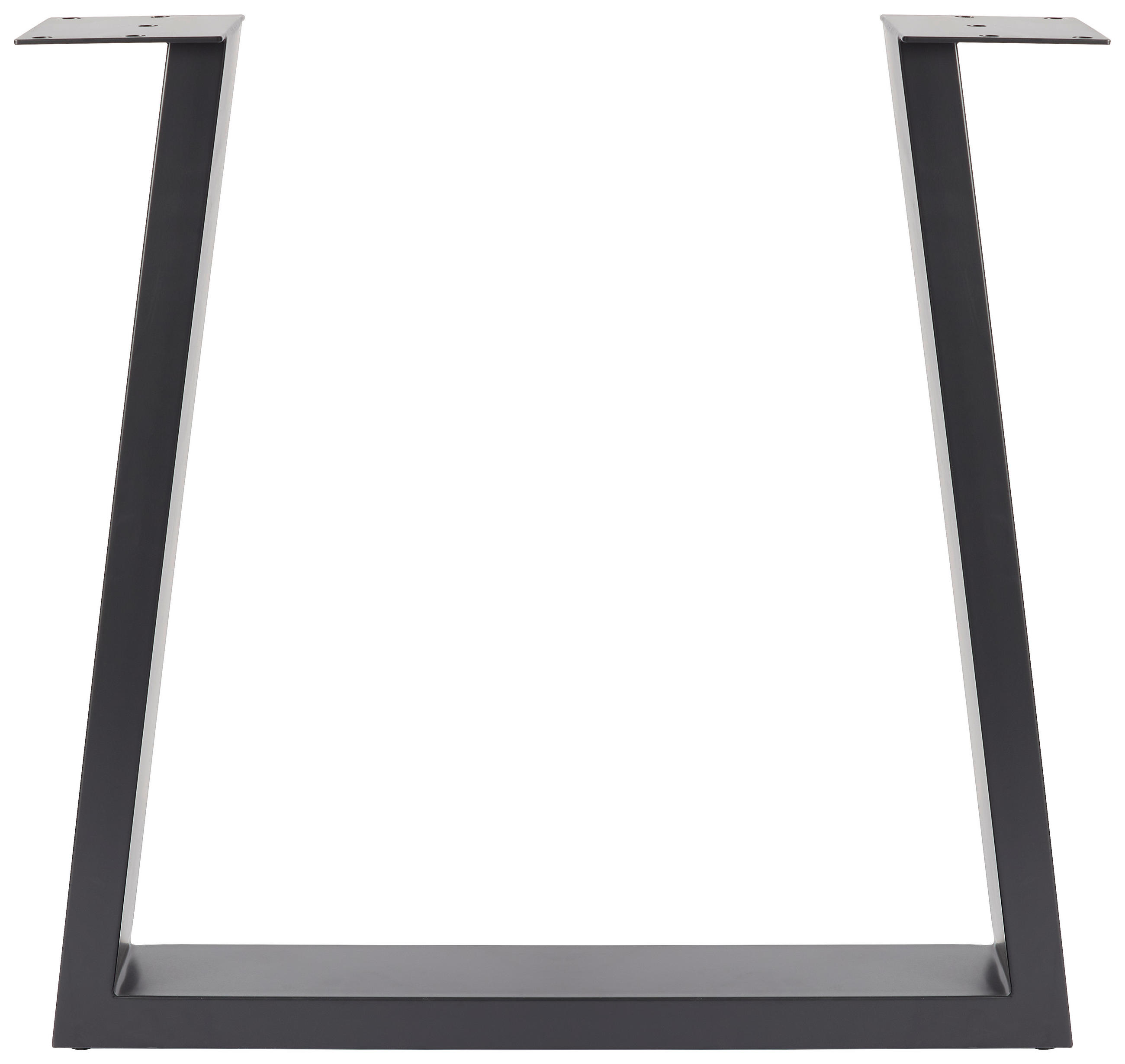 TISCHGESTELL Anthrazit  - Anthrazit, Design, Metall (73/17/74cm) - Waldwelt