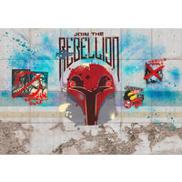 FOTOTAPETE Star Wars  - Blau/Rot, LIFESTYLE, Papier (368/254cm) - Disney