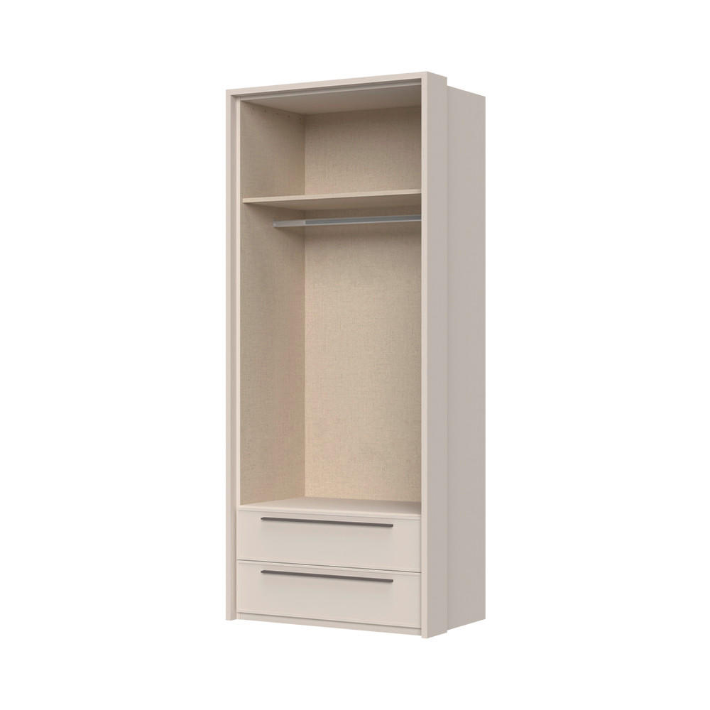 ORMAR SA KLASIČNIM VRATIMA kašmir  97/226/60 cm  - kašmir, Dizajnerski, metal/pločasti materijal (97/226/60cm)