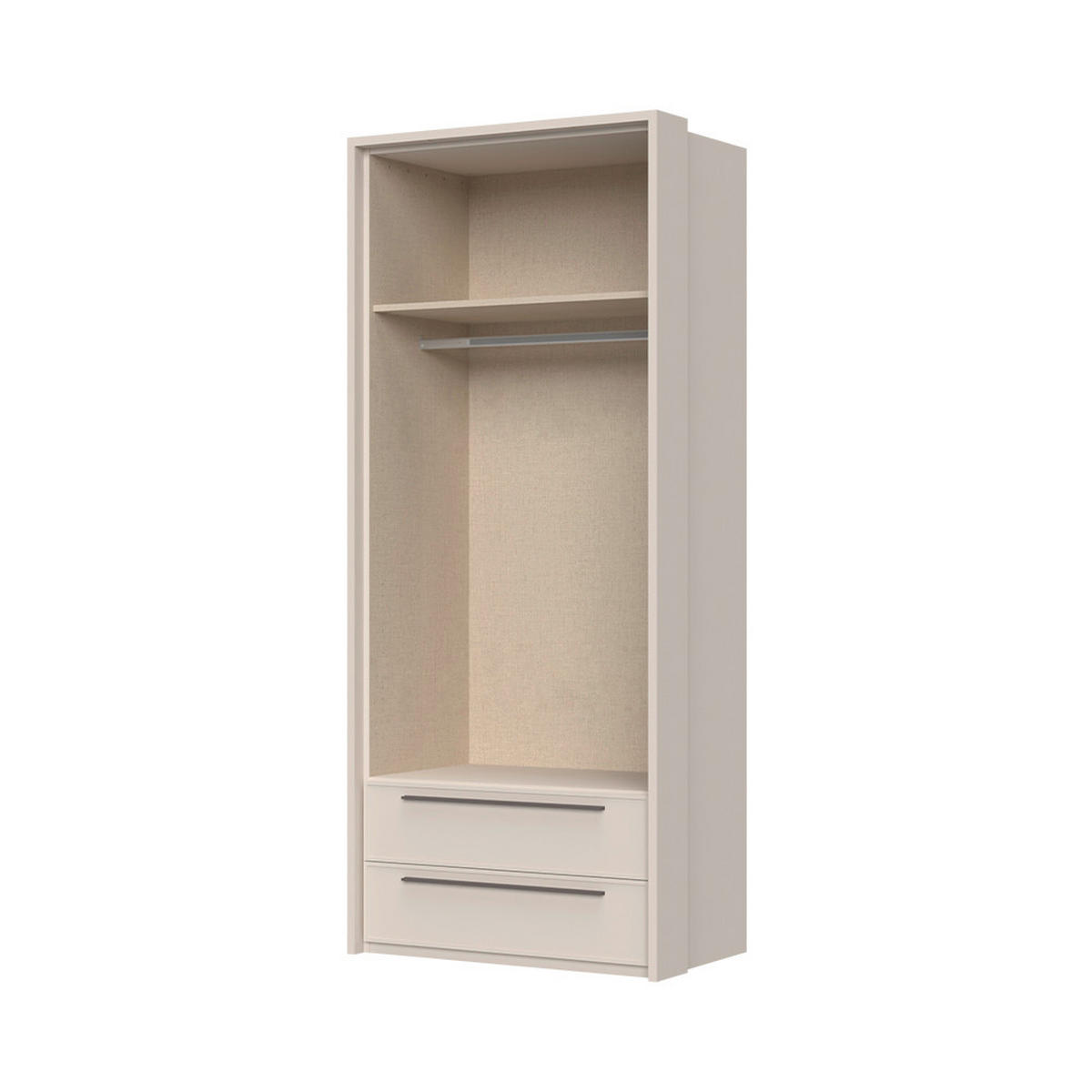 ORMAR SA KLASIČNIM VRATIMA kašmir  97/226/60 cm  - kašmir, Dizajnerski, metal/pločasti materijal (97/226/60cm)
