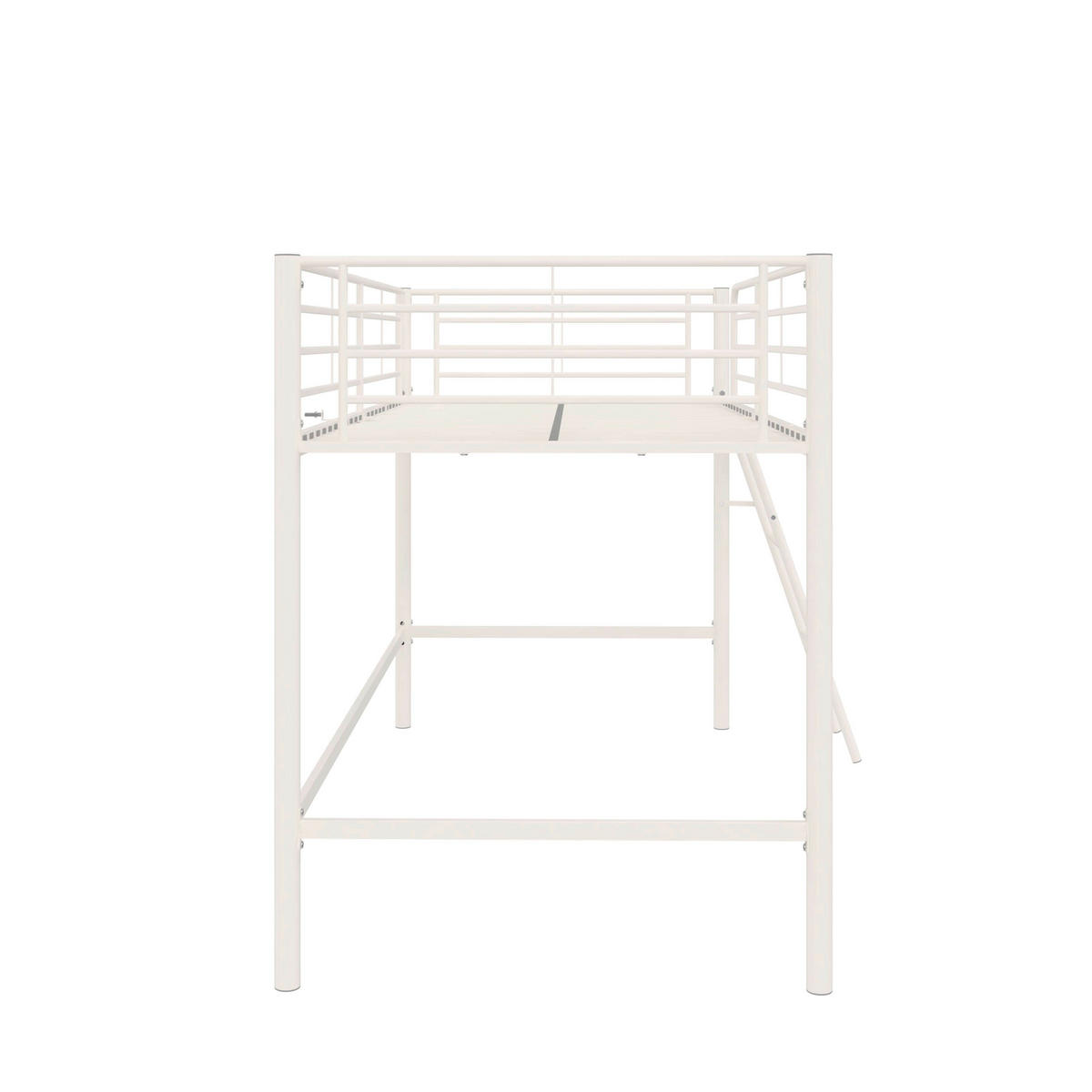 HOCHBETT  - Weiß, Design, Metall (207/129/130cm) - MID.YOU