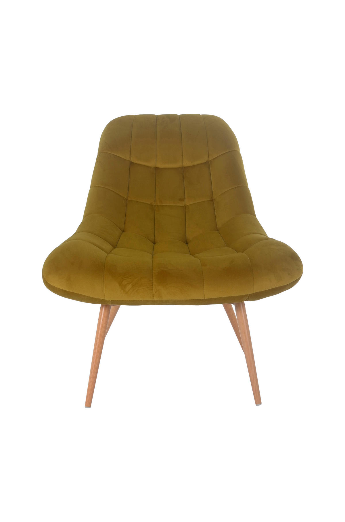 XXL-SESSEL - Gelb/Naturfarben, MODERN, Textil/Metall (76/85,6/85,6cm) - Livetastic