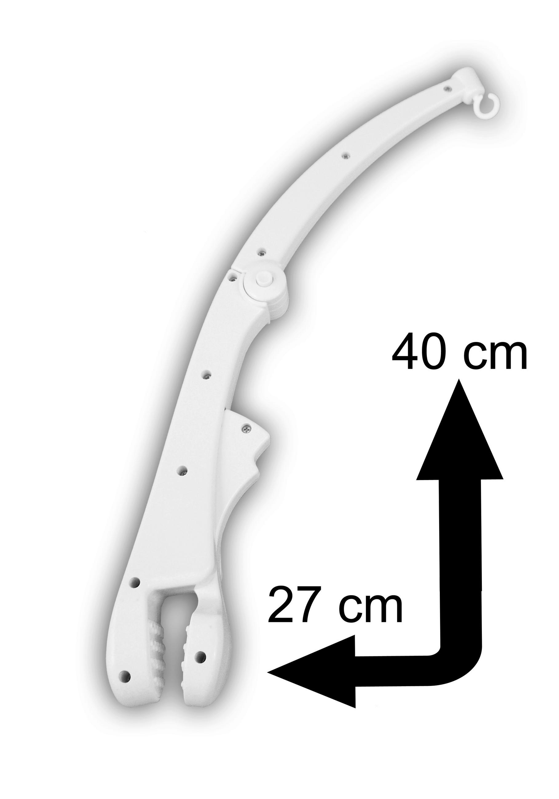 Niermann Mobilehalter mit Spieluhr zum klemmen  - Weiß, Basics, Kunststoff (27/40cm)