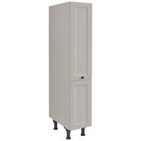 APOTHEKERSCHRANK 30/168/58 cm  in Grau  - Schwarz/Grau, MODERN, Holzwerkstoff/Metall (30/168/58cm) - Nobilia