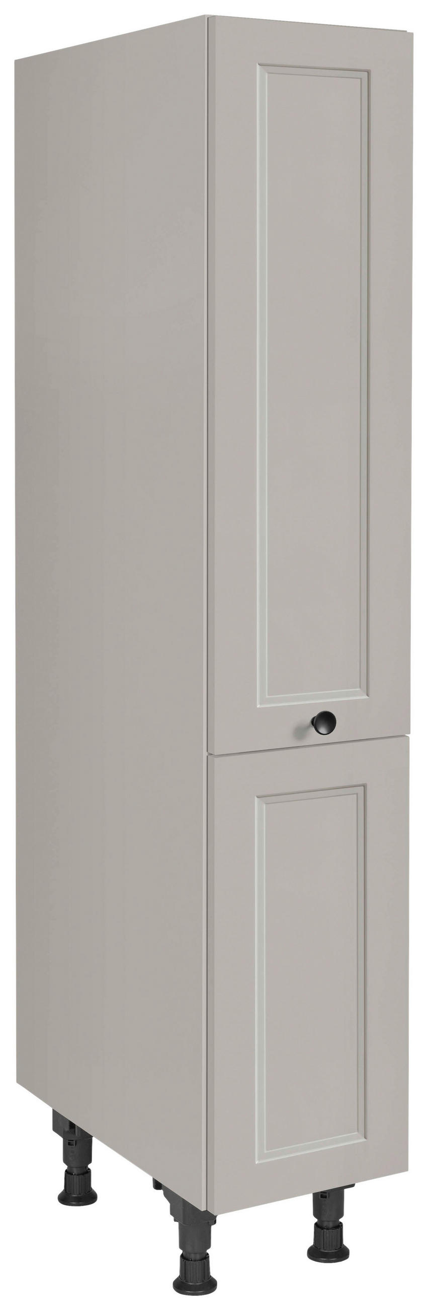 APOTHEKERSCHRANK 30/168/58 cm  in Grau  - Schwarz/Grau, MODERN, Holzwerkstoff/Metall (30/168/58cm) - Nobilia