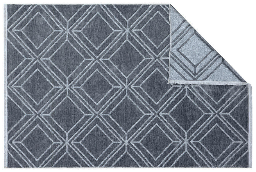 TEPIH NISKOG TKANJA 160/230 cm   antracit, siva  COLORI  - siva/antracit, Lifestyle, tekstil (160/230cm) - Novel