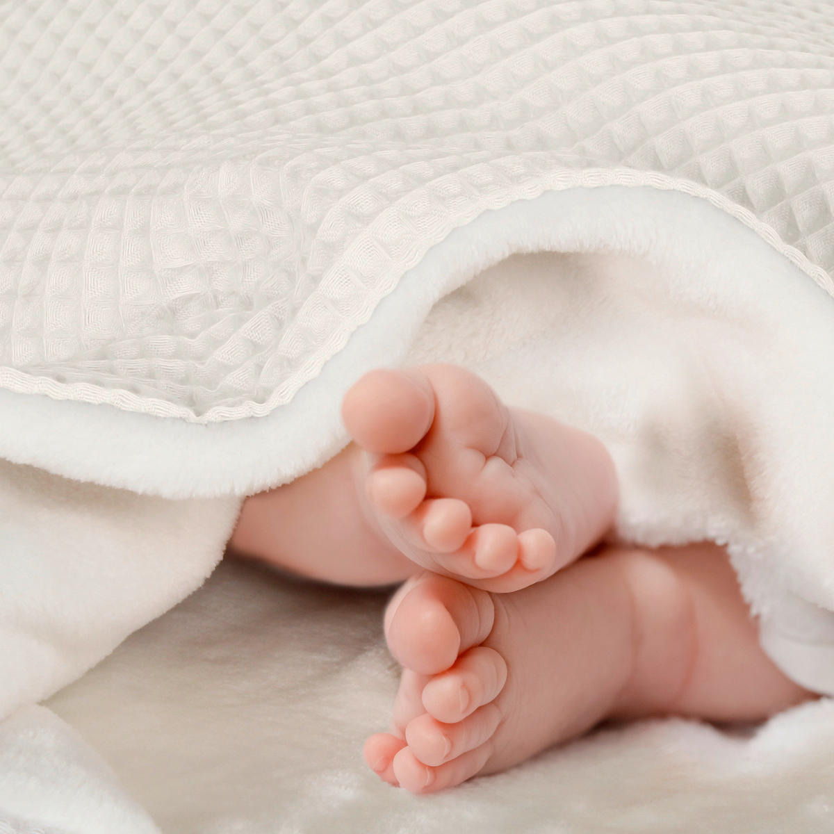 SCHMUSEDECKE  100/75 cm  - Weiß, Basics, Textil (100/75cm) - Babybay