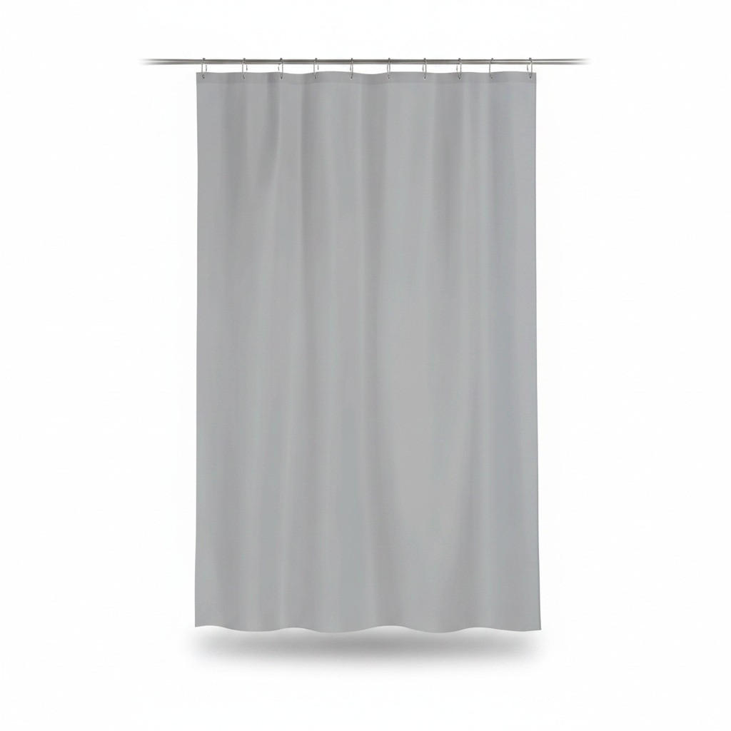 DUSCHVORHANG 120/200 cm  - Grau, Basics, Textil (120/200cm) - MSV