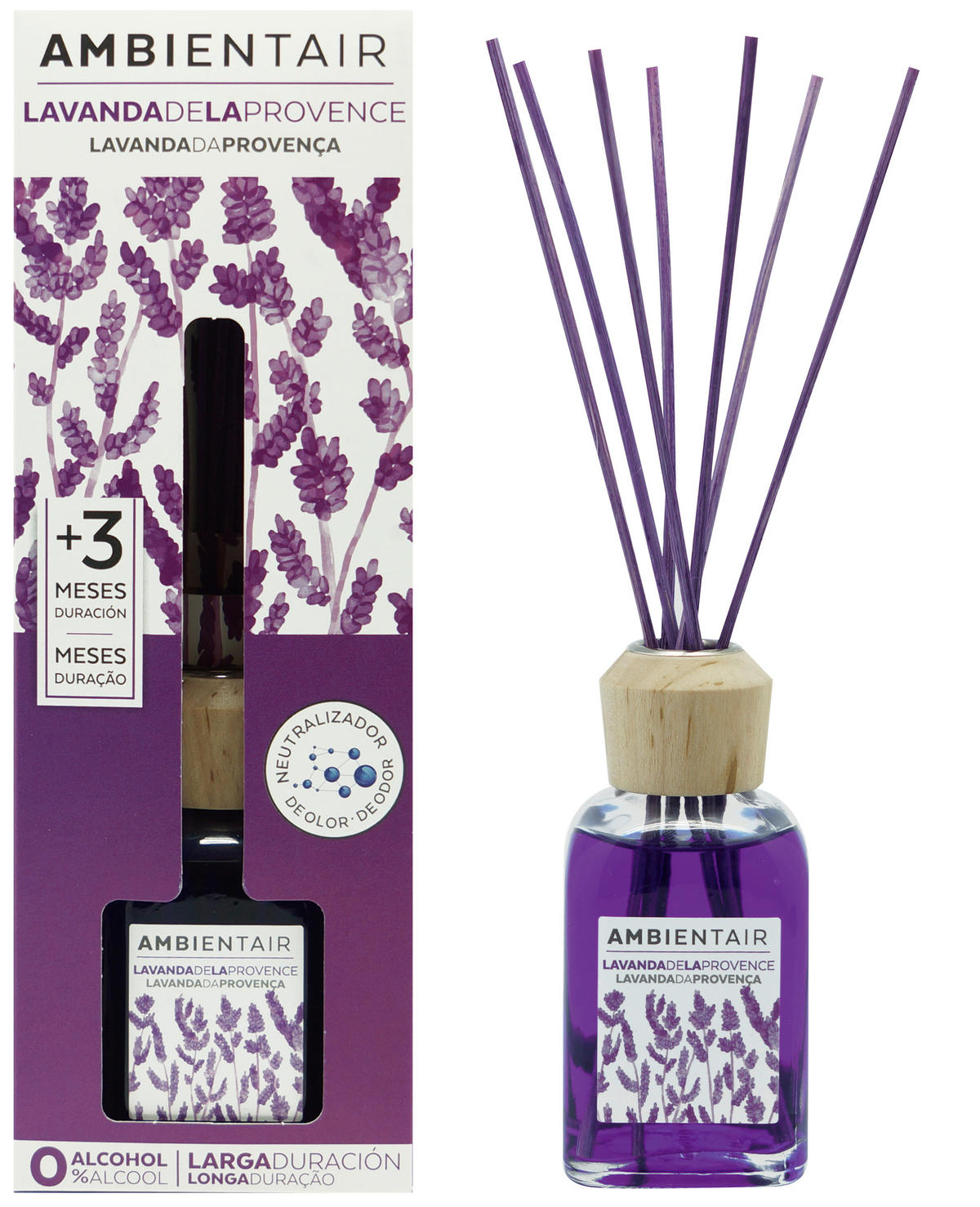 DIŠAVA ZA PROSTOR French Lavander  - večbarvno, Basics, umetna masa/steklo (100ml) - Ambientair