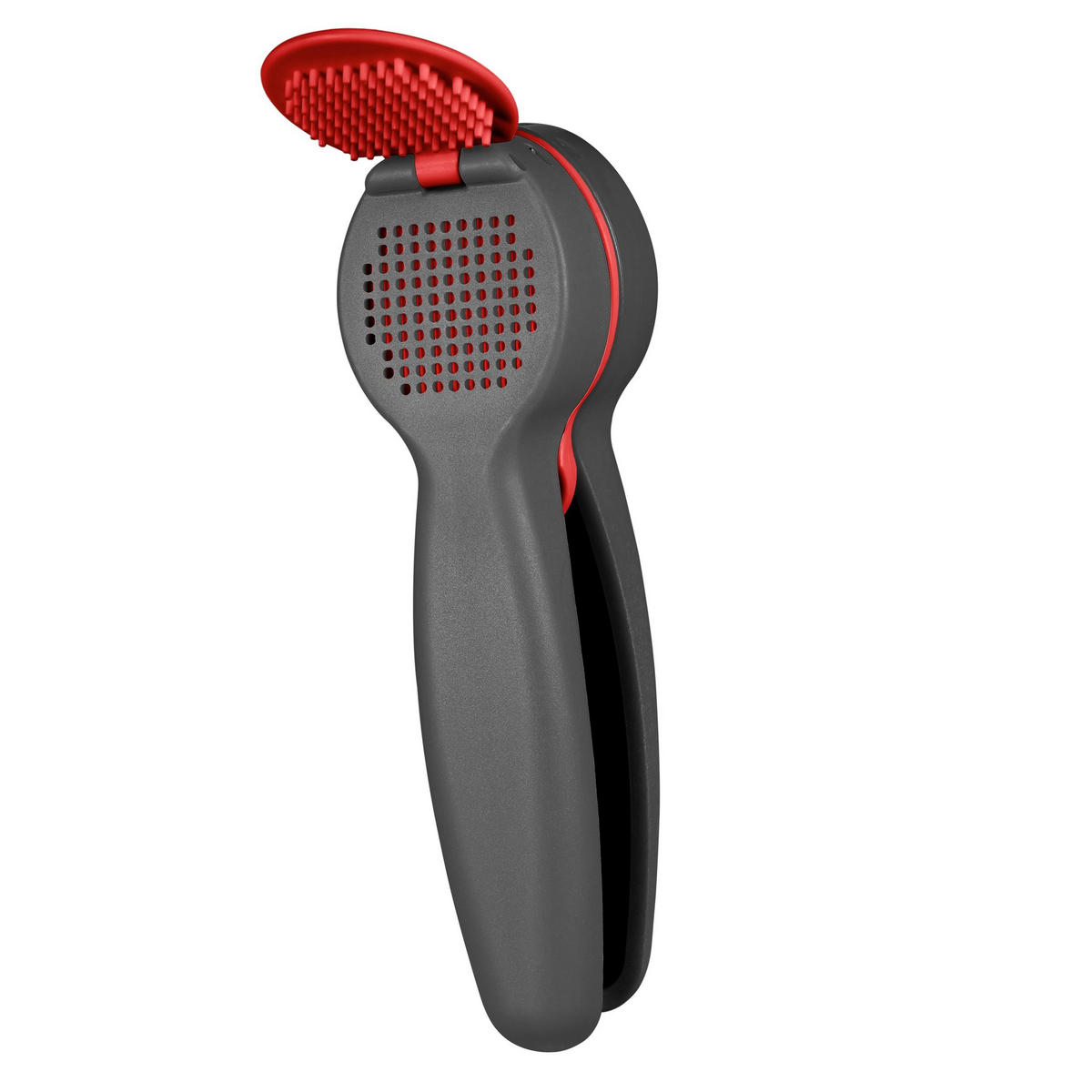 KNOBLAUCHPRESSE - Bordeaux/Anthrazit, Basics, Kunststoff/Metall (6/4/24cm) - moHA!