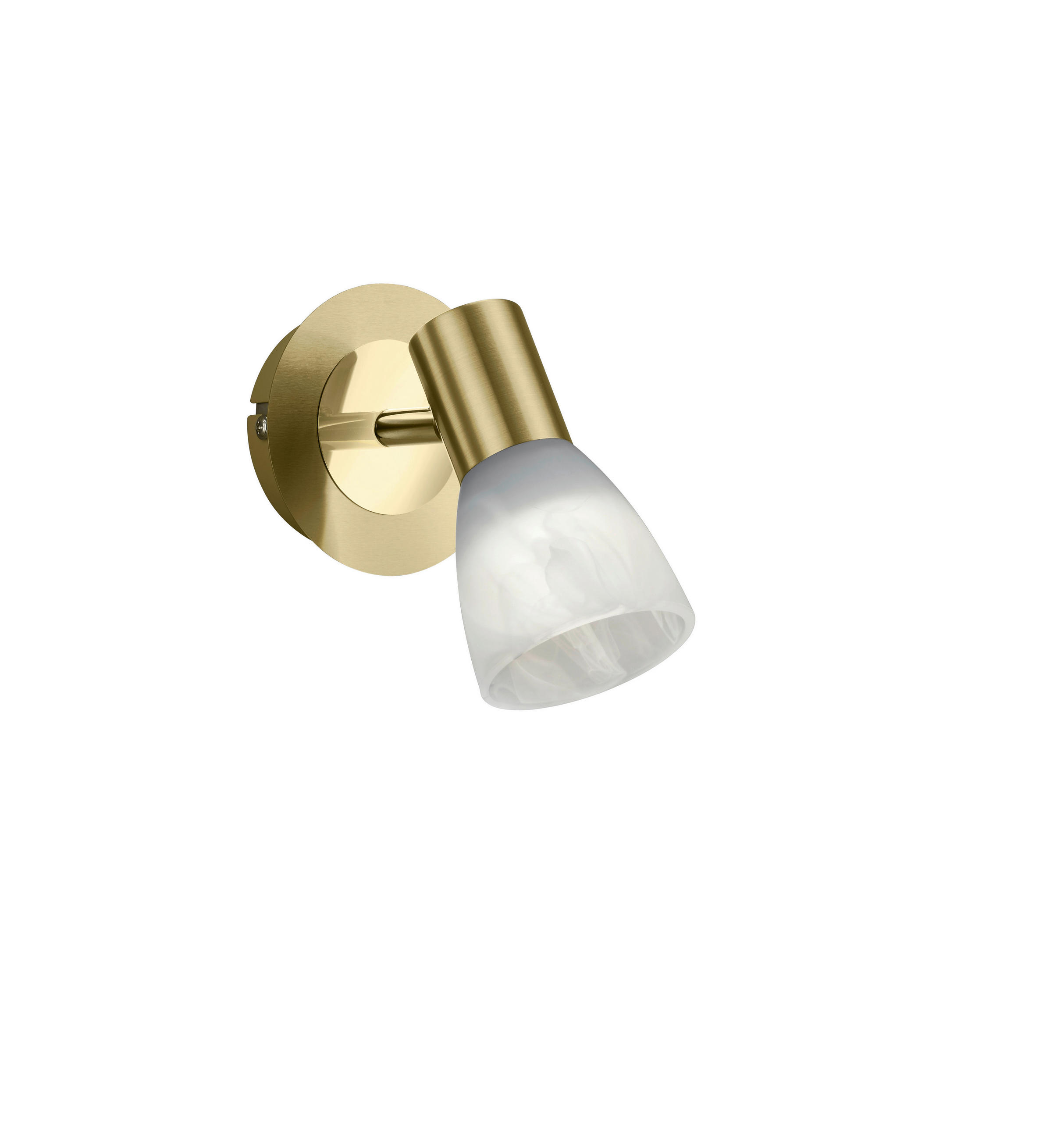 STRAHLER 9 cm  - Weiß, KONVENTIONELL, Glas/Metall (9cm)