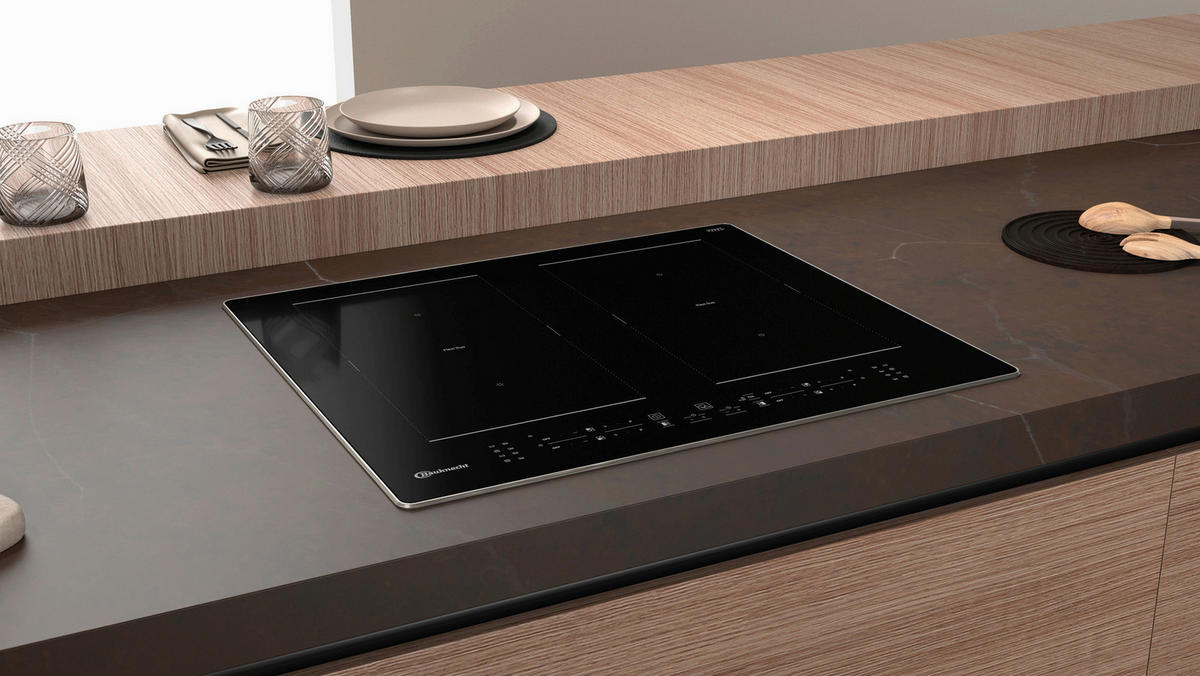 INDUKTIONSKOCHFELD BB 8760C AL  - Schwarz, Basics, Glas/Metall (60/5/52cm) - Bauknecht