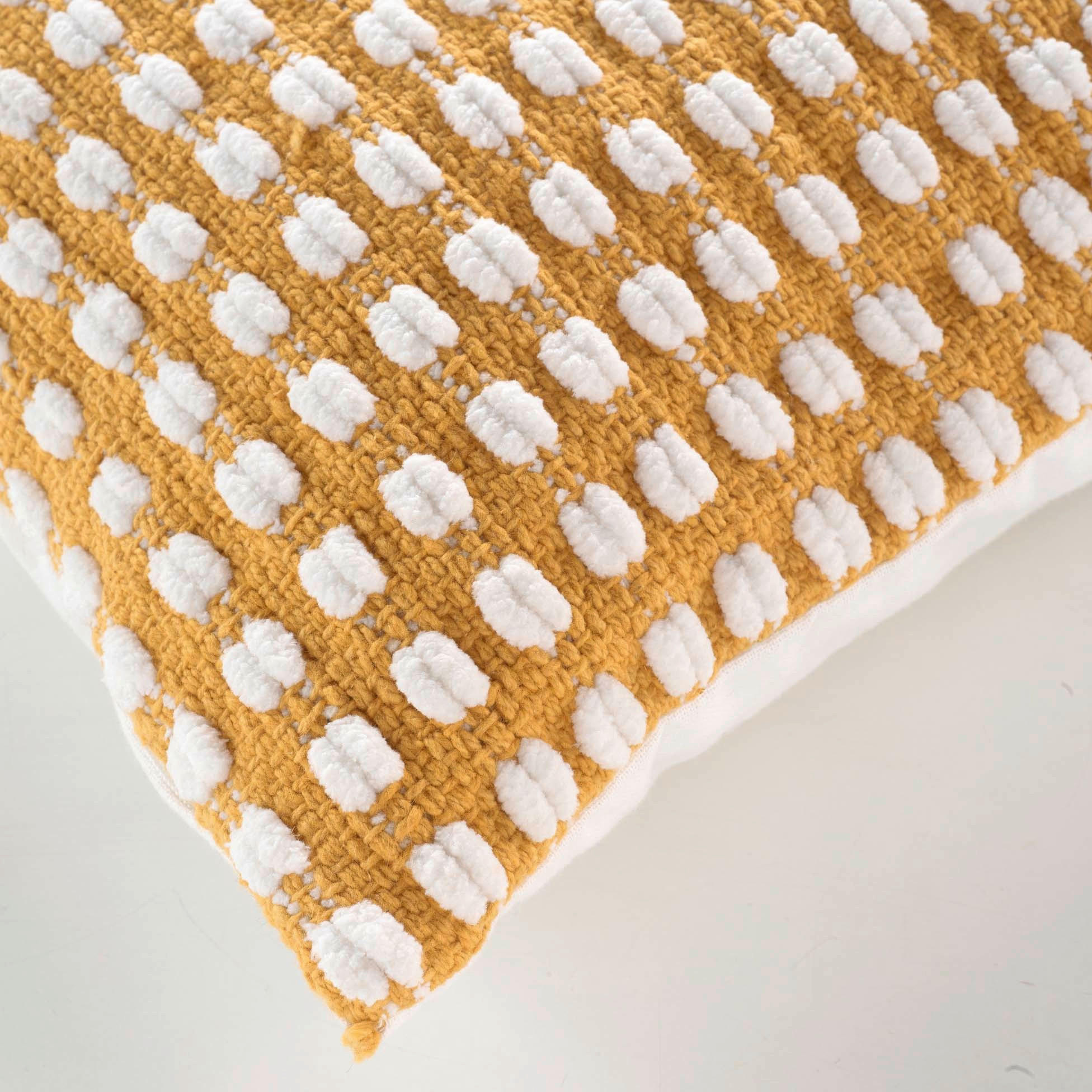 JASTUČNICA  - senf žuta, Osnovno, tekstil (40/40cm)